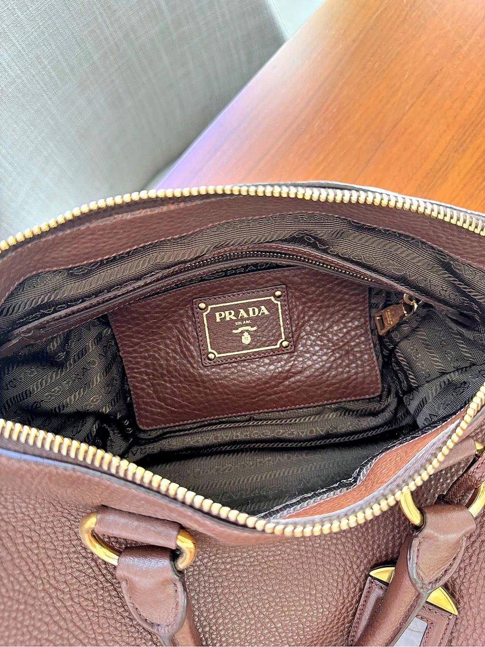 Prada Brown Satchel - Picture 2 of 6